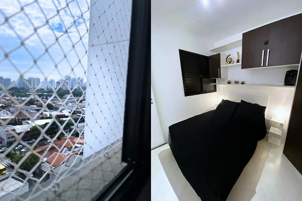 Apartamento Completo Business Comfort Home Office,Ar Condicionado Quente E Frio, Estacao De Trabalho, 7 Min Do Consulado Americano, Wifi 500Mb Sao Paulo Apartment